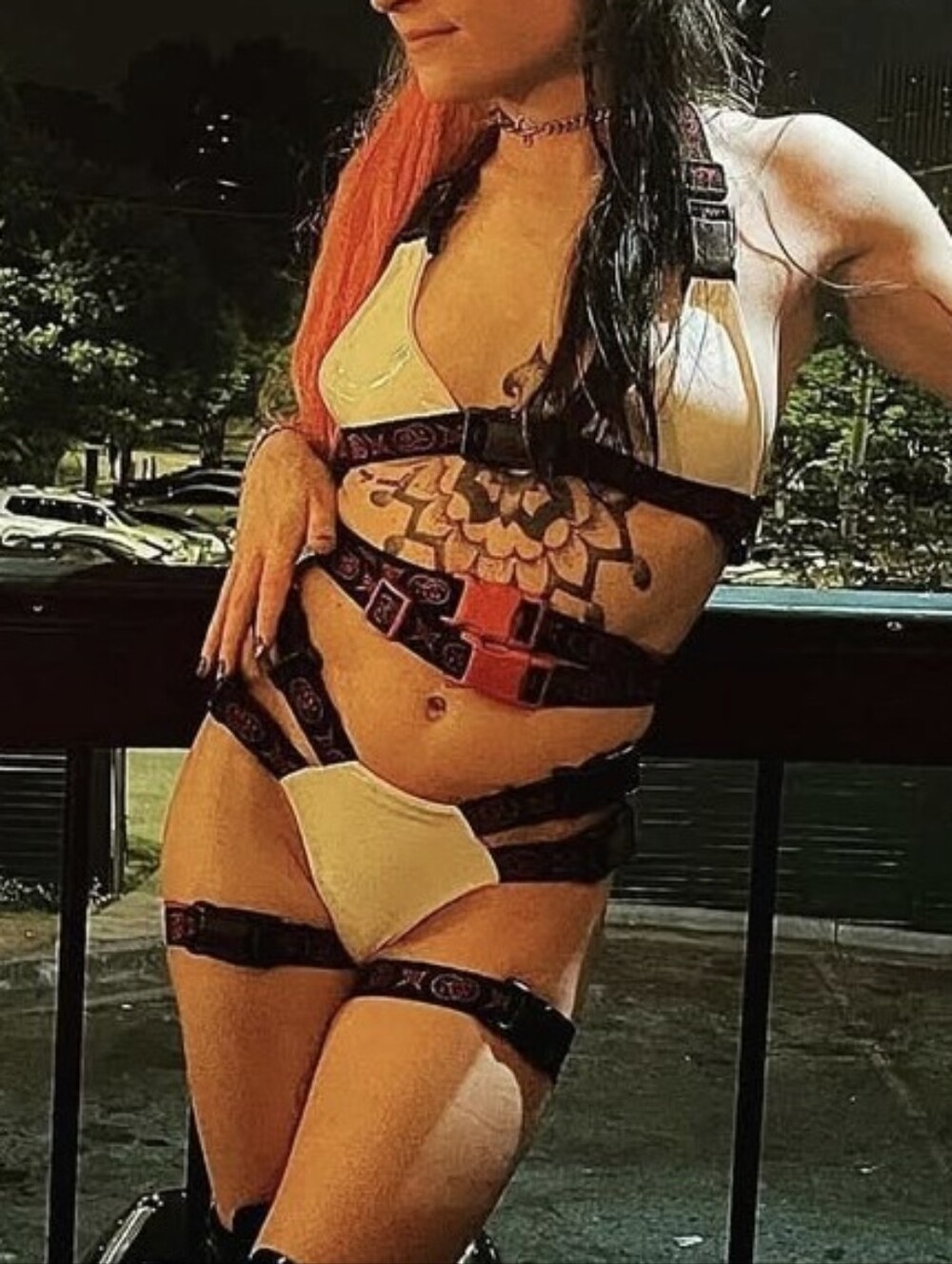 Dissonance "Domme" Set - Red, White, And Black